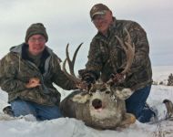 2012 Ed  & Eric Edmundson with Ed's First Mule Deer
