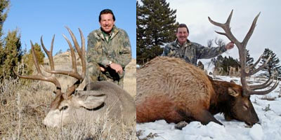 Mike's Montana Mulie and Bull Elk